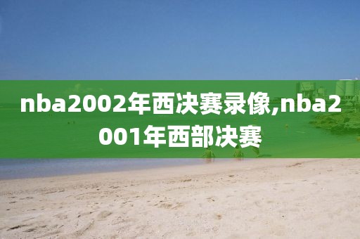 nba2002年西决赛录像,nba2001年西部决赛