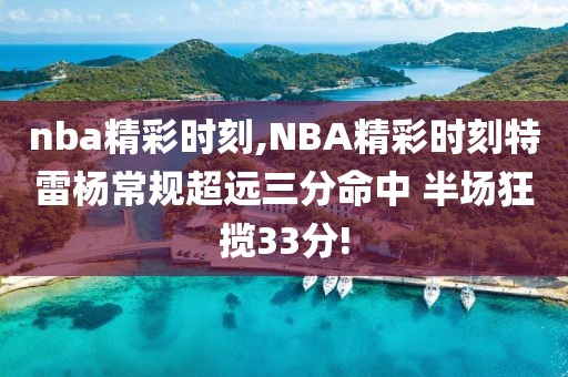 nba精彩时刻,NBA精彩时刻特雷杨常规超远三分命中 半场狂揽33分!