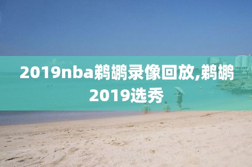2019nba鹈鹕录像回放,鹈鹕2019选秀