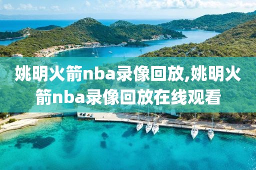 姚明火箭nba录像回放,姚明火箭nba录像回放在线观看