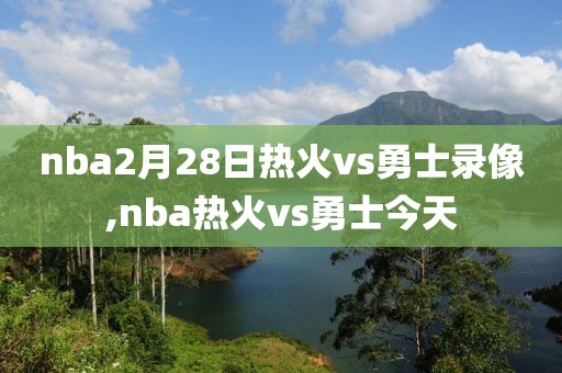 nba2月28日热火vs勇士录像,nba热火vs勇士今天