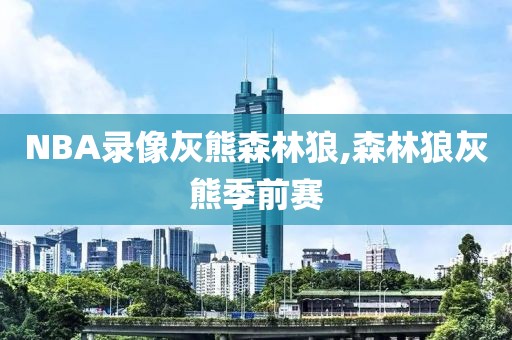 NBA录像灰熊森林狼,森林狼灰熊季前赛
