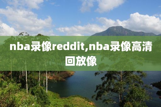 nba录像reddit,nba录像高清回放像