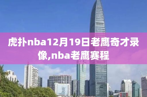 虎扑nba12月19日老鹰奇才录像,nba老鹰赛程