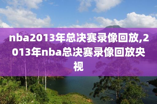 nba2013年总决赛录像回放,2013年nba总决赛录像回放央视