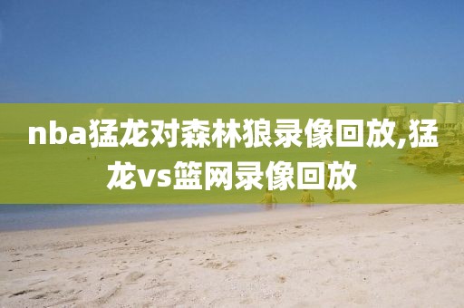 nba猛龙对森林狼录像回放,猛龙vs篮网录像回放