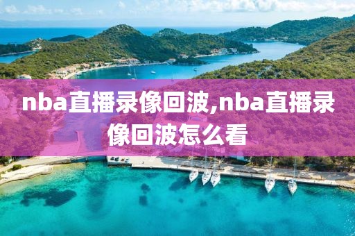 nba直播录像回波,nba直播录像回波怎么看