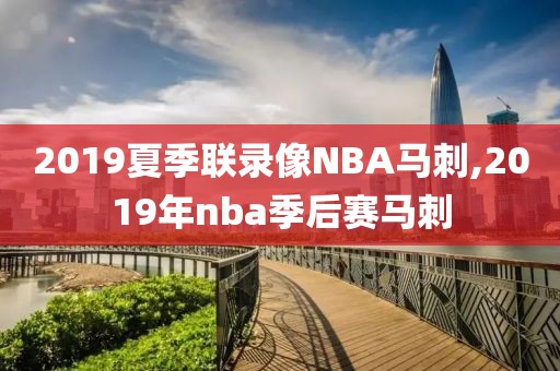 2019夏季联录像NBA马刺,2019年nba季后赛马刺