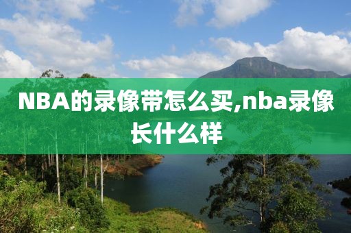 NBA的录像带怎么买,nba录像长什么样