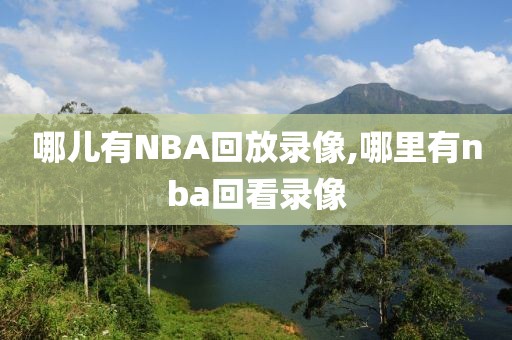 哪儿有NBA回放录像,哪里有nba回看录像