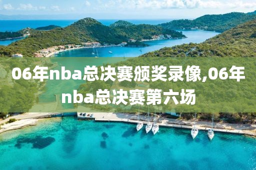 06年nba总决赛颁奖录像,06年nba总决赛第六场