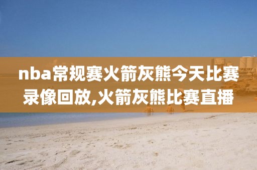 nba常规赛火箭灰熊今天比赛录像回放,火箭灰熊比赛直播