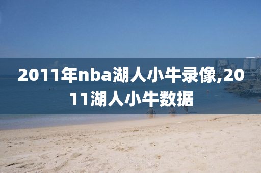 2011年nba湖人小牛录像,2011湖人小牛数据