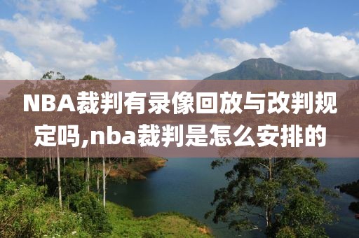 NBA裁判有录像回放与改判规定吗,nba裁判是怎么安排的