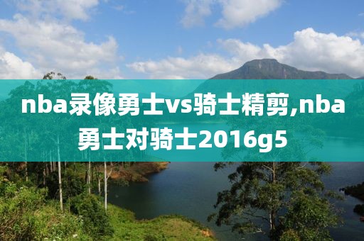 nba录像勇士vs骑士精剪,nba勇士对骑士2016g5